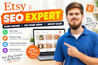 optimize your etsy listings with SEO titles and tag