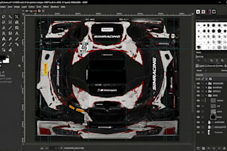 design a custom iracing, asetto corsa, krp, sim racing livery for your car