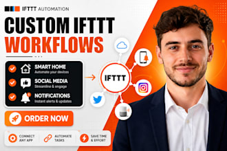 build your IFTTT automation applet social media smart home notification workflow