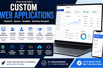 build admin dashboards and custom web applications