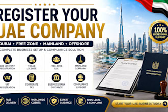 do uae company registration, free zone company formation