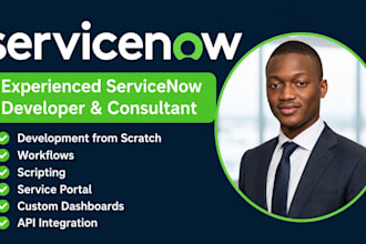 be your senior servicenow developer