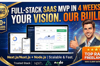 build a full stack saas mvp with next js nuxt js and node js