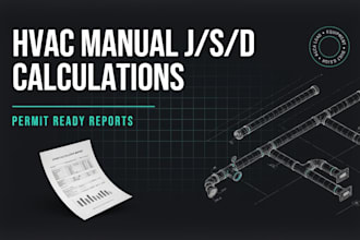 hvac manual j manual s manual d report for permit approval