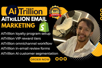 setup aitrillon shopify loyalty reward program email marketing automation review