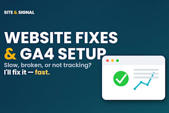 fix your slow, broken, or outdated website fast
