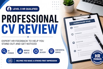 review your CV and provide professional HR feedback