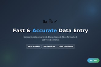 do accurate data entry and spreadsheet organization