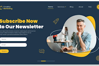 create a professional landing page that converts