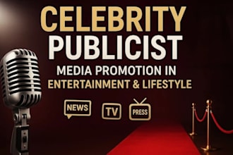 be your professional publicist and get you featured in top media outlets