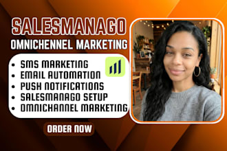 setup salesmanago omnichannel marketing  ai content email automation workflow