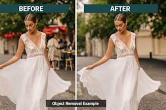 remove unwanted objects or people from your photos