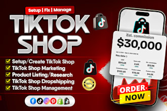 manage tiktok shop listings, orders, and customer support