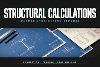 structural calculations and engineering report for building permit