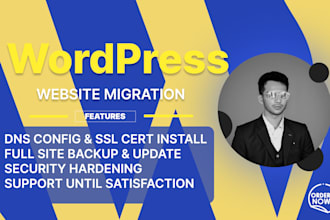 migrate wordpress site to new host or change domain name