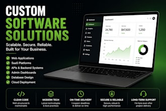 develop custom software solutions for your business