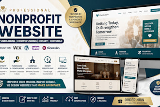 build nonprofit website fundraising crowdfunding notary christian website on wix