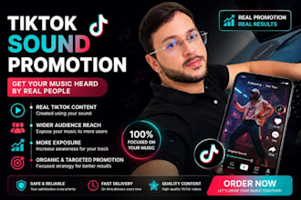 make 500 post on tiktok using your music or sound