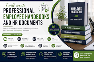 create professional employee handbooks and HR documents