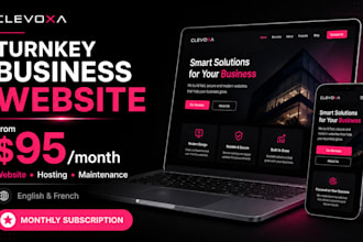 build a professional turnkey website for your service business