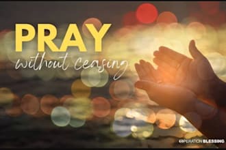 be your prayer partner, and solve spiritual mystery and issues for you