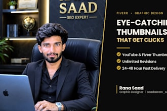 design eyecatching youtube and fiverr gig thumbnails