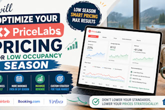 optimize your pricelabs pricing for low occupancy season