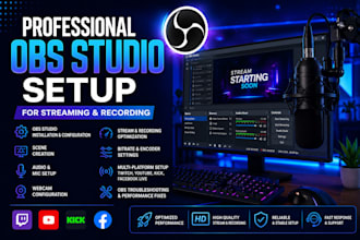 setup obs studio for professional streaming and recording