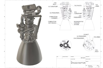 create technical, engineering and mechanical drawings for manufacturing