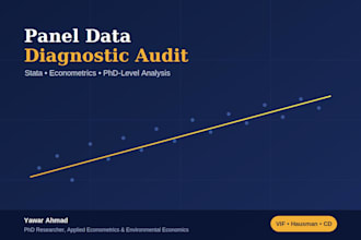run a panel data econometrics diagnostic audit in stata