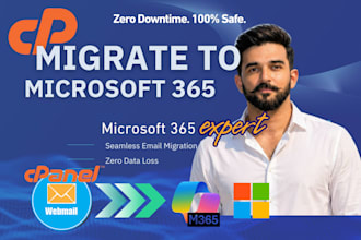 migrate cpanel, imap or hosted exchange email to microsoft 365