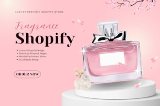 build perfume shopify store for fragrance brands, perfume websites luxury store