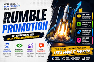 organic rumble video promotion