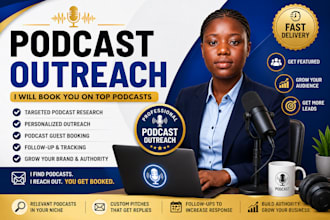 do podcast outreach and book you on top podcasts