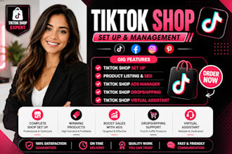tiktok shop setup,fix tik tok dropshipping tiktok shop marketing product listing
