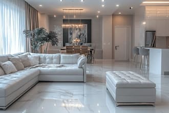 create interior design and realistic 3d room rendering
