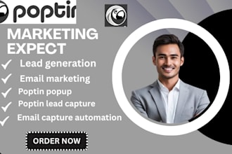 setup poptin popup lead generation email capture automation