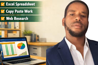 be your expert data entry, virtual assistant, and excel data entry