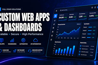 build a custom web app or business dashboard