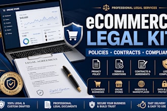 draft a complete e commerce legal document bundle