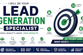 provide b2b lead generation and email list building service