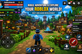 do roblox game bugs fixing, lua scripting, plugins, bots roblox game development