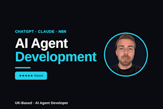 build a custom ai agent using n8n, python, and gpt or claude