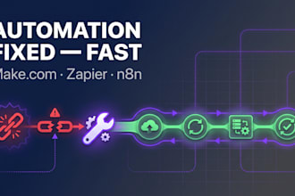 fix your make com integromat or zapier automation fast