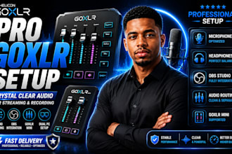 setup and optimize goxlr for obs streaming and audio routing