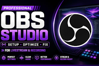 setup and optimize obs studio for livestream and recording