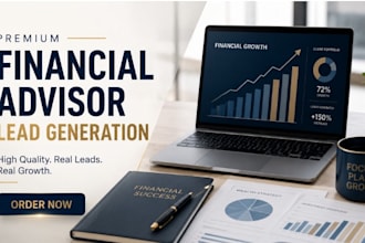 generate finance leads and manage social media for financial advisors tax leads