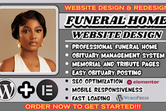 funeral home website, obituary website, memorial website, funeral service