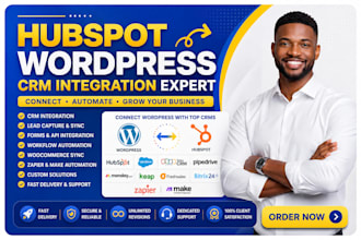 wordpress hubspot crm integration, elementor forms, woocommerce, lead automation