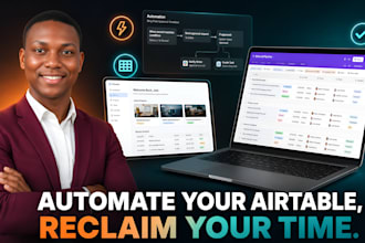 build airtable database, automation, crm, softr web ai app
